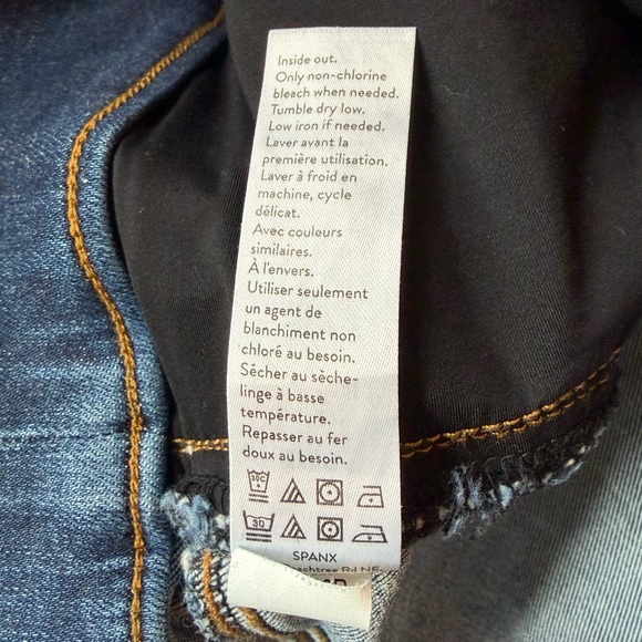 Spanx Distressed Skinny Jeans #20203R Women’s Size Large - Picture 9 of 10